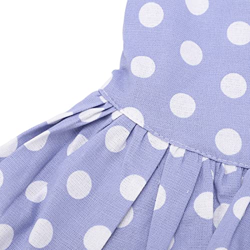 WinmetEuro Saia para cachorro, lindo vestido de cachorro de algodão respirável confortável para meni