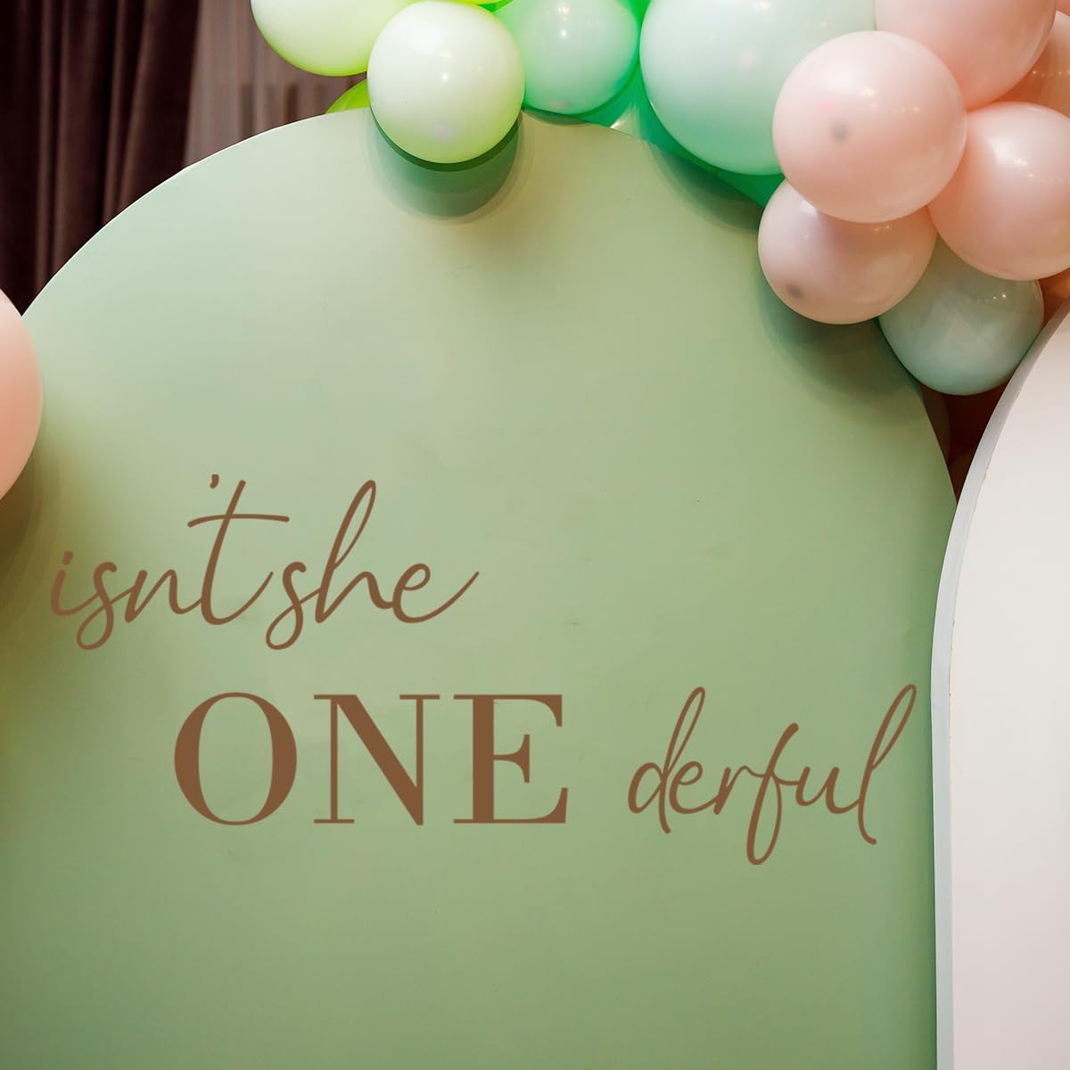 Isn't She Onederful ウォールデカール、Isn't She Onederful First Birthdayパーテ