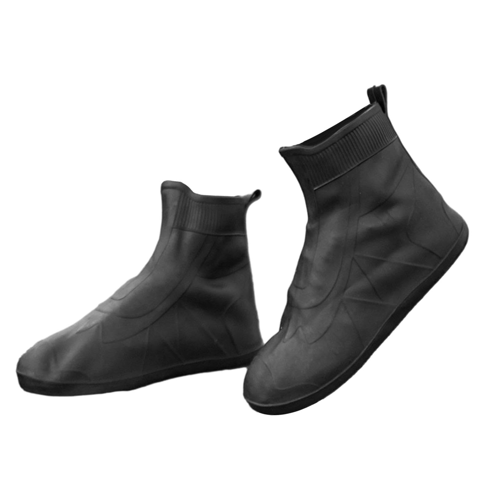 Enakshi® Rain Boots Durable Foldable 1 Pair Rain Shoe Covers for Sports Hiking Garden Black 26cm|Sporting Goods | Cycling | Cycling Shoes & Shoe Covers | Shoe Covers-image-32