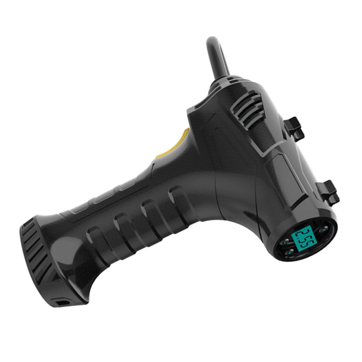 Inflador de Neumáticos Portátil de Mano Recargable 2000mah Negro
