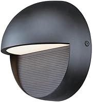 Vista 1 de Westinghouse 6579000 Winslett - Lámpara de pared LED de transición regulable con una sola luz para exteriores, compatible con el cielo oscuro