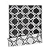 DII Moroccan Indoor/Outdoor Lightweight, Reversible, & Fade Resistant Area Rug, Use For Patio, Deck, Garage, Picnic, Beach, Camping, BBQ, Or Everyday Use - 4 x 6', Black Lattice