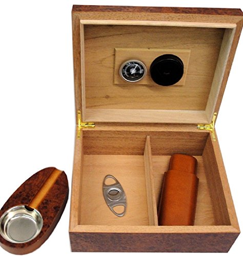 Angelo Humidor Set Braun für 25 Zigarre