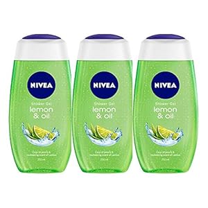 Nivea Lemon and Oil Shower Gel, 250ml (Pack of 3)