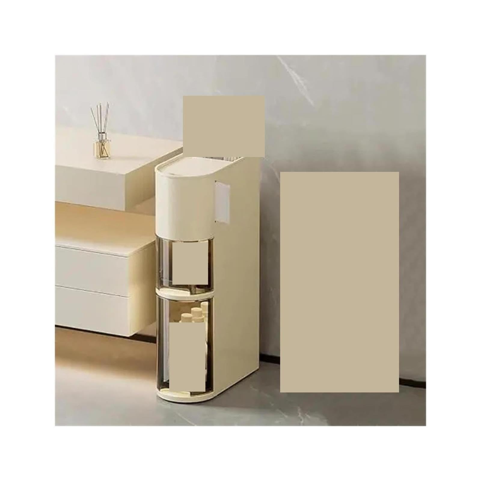 Mobile da Bagno Mobiletto portaoggetti stretto da pavimento for il bagno