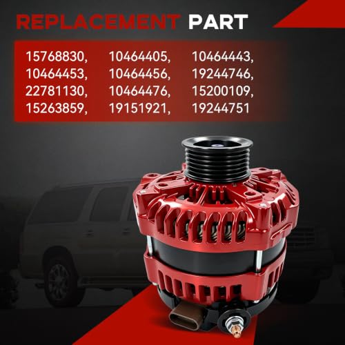 Image of 15768830 300A High Output Alternator Compatible with 2000-2006 Chevy Tahoe