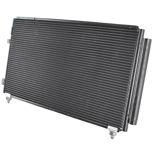 Image of TRQ A /C Condenser and Receiver Drier Assembly Compatible with 1998-2005 Lexus GS300 1998-2000 GS400 2001-2005 GS430