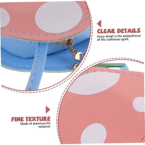 Kids Mushroom Shoulder Bag Charming Cartoon Coin Purse for Toddlers and Young Children Stylish Lightweight Crossbody Bag Random Color4