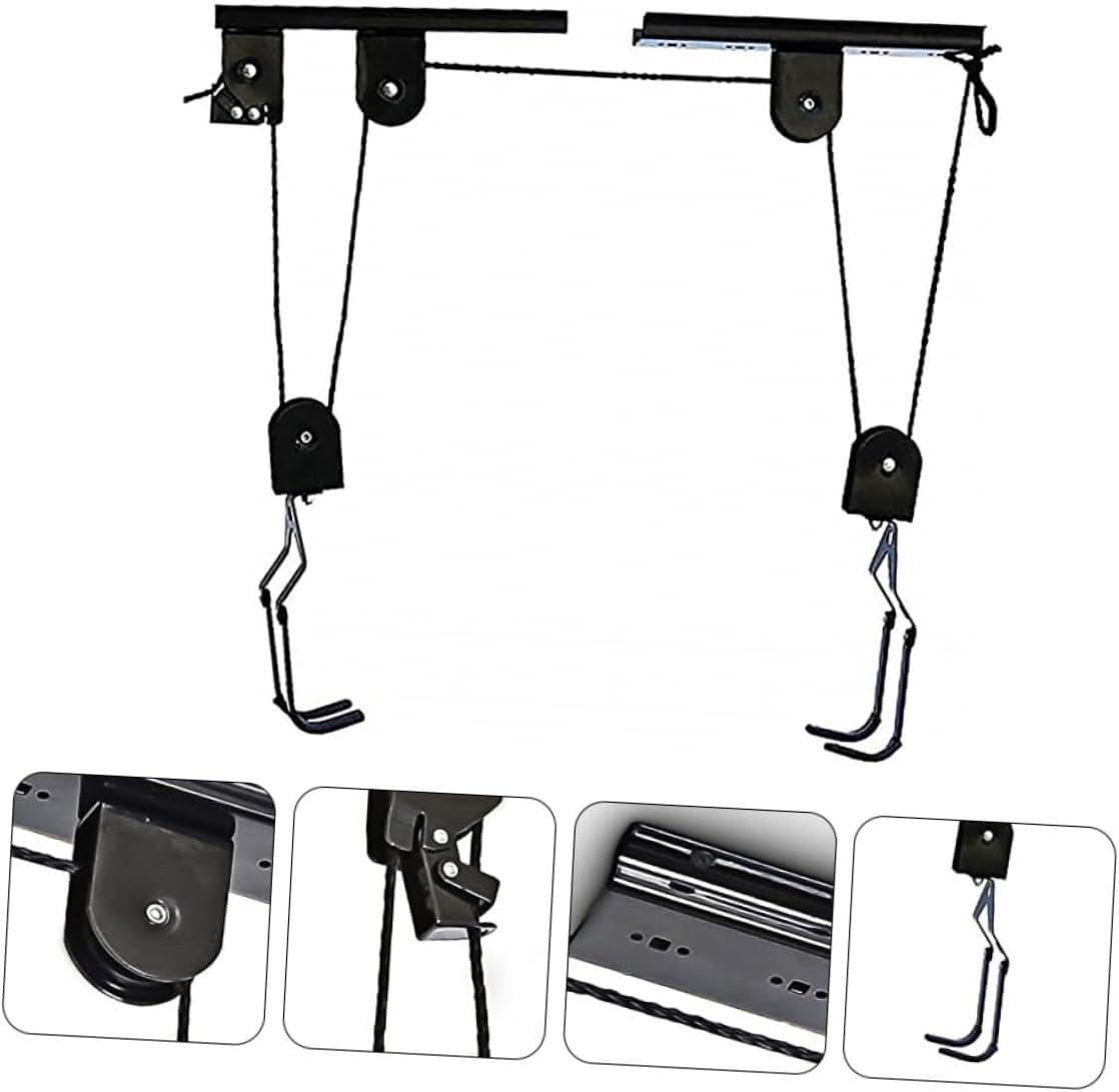POPETPOP Indoor Bike Storage Mount Bike Hanger Space-saving Hanging Design for Types