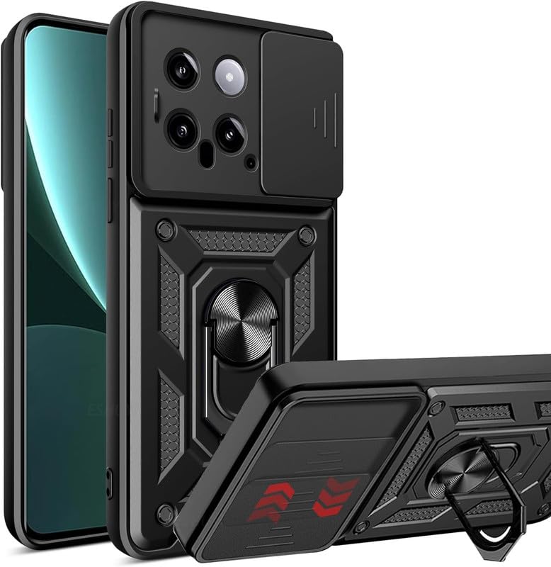 SkyTree Xiaomi 14, Robotic Sliding Camera Window Shock Proof Thunder Case, Dual Layer Hybrid Armor Back Cover Case with Kickstand for Xiaomi 14 - Black (B0D31RZ8DF) Amazon Price History, Amazon Price Tracker