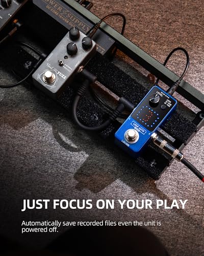 Image of LEKATO Guitar Looper Pedal,Guitar Looper with 9V 0.6A Looper Pedal Power Supply Adapter, Effect Loop Pedal with SYNC & Tuner Function Looper Pedal for Electric Guitar 3 Loops 18 Minutes Record Time