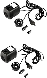 Housoutil 2 Pcs 220 Bomba De Depósito Bombas De Água Submersíveis Bomba De Água Para Fontes Bomba De Água Da Lagoa Bombas Submersíveis Da Lagoa Bombas De Fonte De Água Chuveiro Bomba