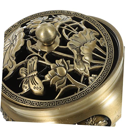 IMIKEYA Queimador De Incenso Decoração De Interiores Cone Suporte De Incenso Decoração De Metal Deco