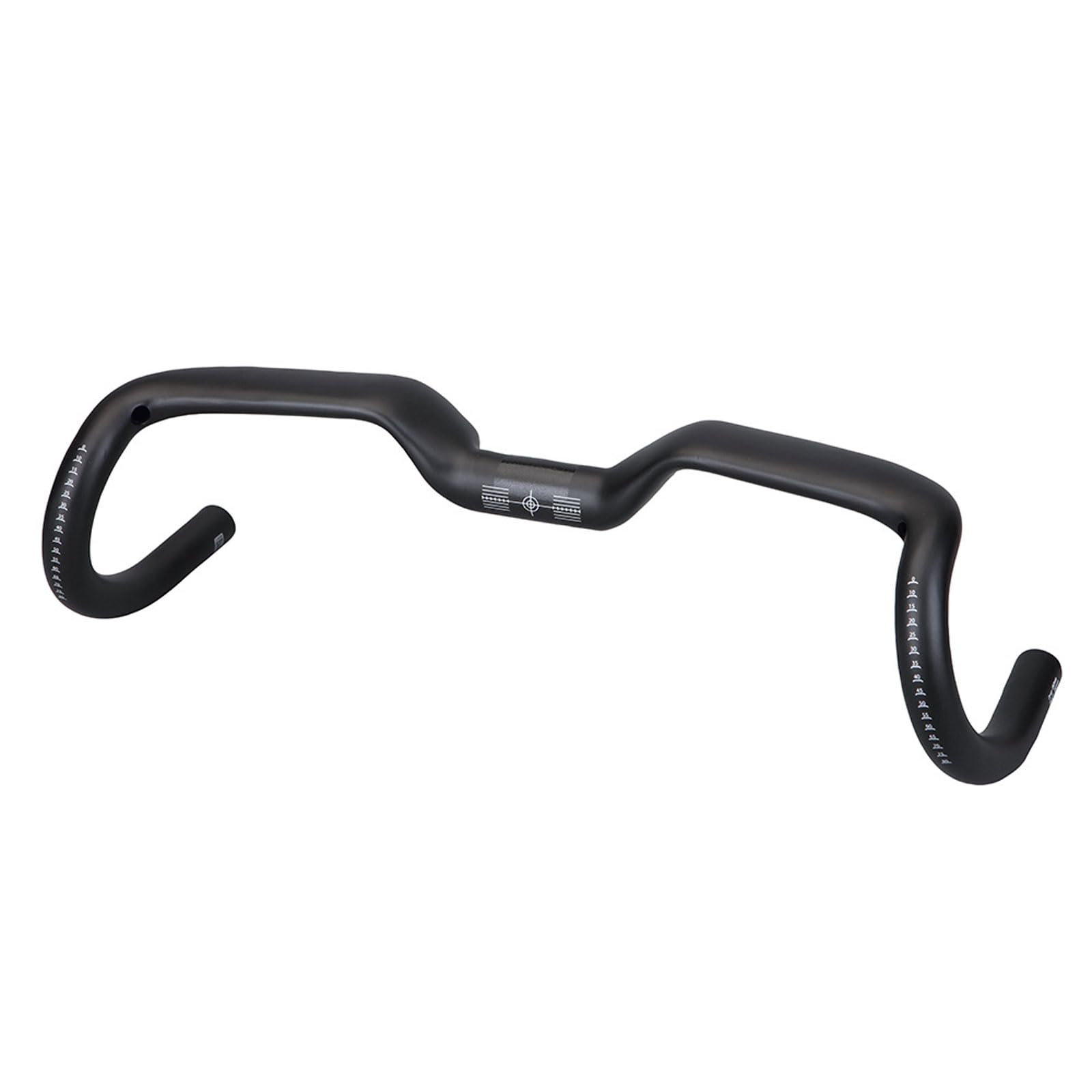 Manillar de bicicleta de fibra de carbono, manillar de bicicleta con ángulo grande, manubrio de caída
