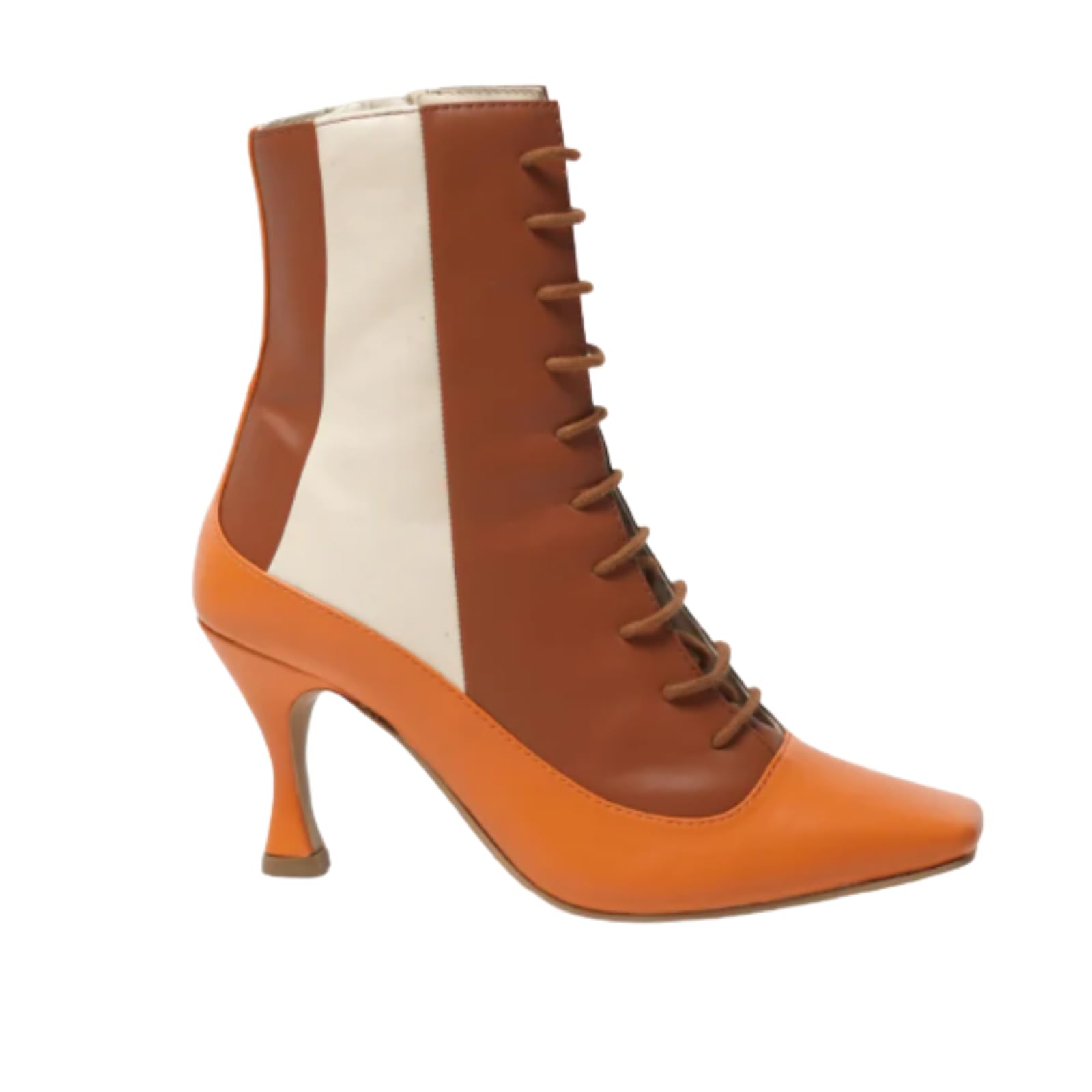 Theater Women Bowie Victorian Lace-Up Ankle Boots | Pointed-Toe Kitten Heel Fashion Boots | Stylish & Comfortable for Casual & Office Wear