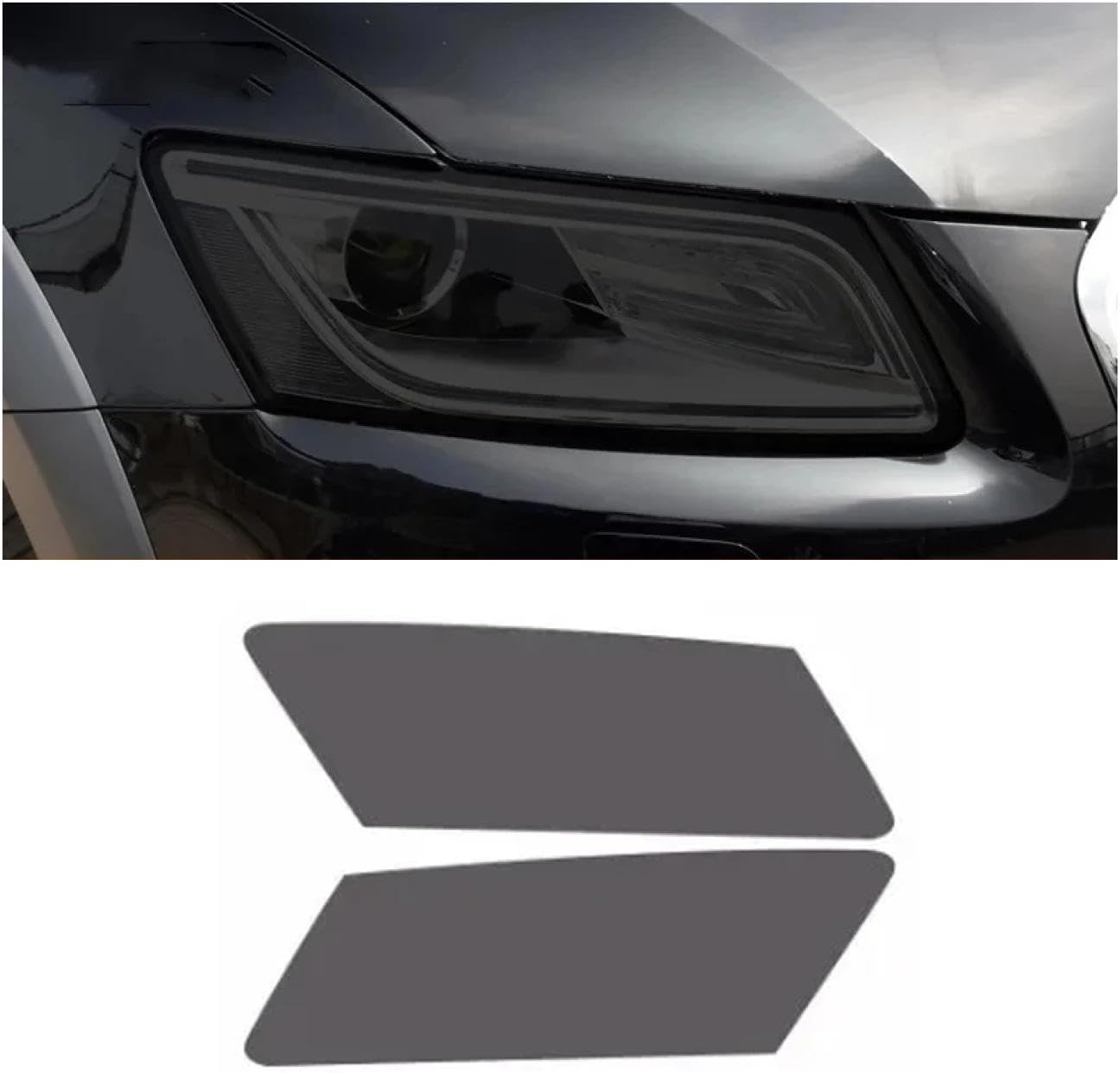 SamLng Car Front Light Film for Q5 2009-2017 Precut Headlight Protective Film Car Front Headlamp Protection Film car Lights Film Headlight Anti-Scratch Non-Yellowing Protective Film