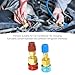R1234yf Quick Couplers Kit | Brass R1234YF to R134A Adapter for Car AC Charging | High Strength Refrigerant Coupler/AC Hose Connector | 4Pcs Set