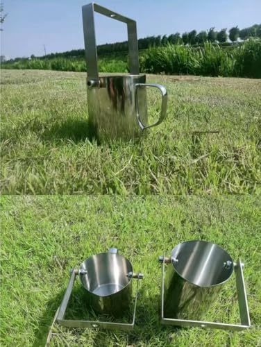 Muestra telescópica de calidad de agua con cubo de 1000 ml para muestreo de oscilación vertical, ideal para pruebas e investigación ambientales