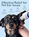 Fluffy Clean Dog Ear Cleaner - Pet Ear Wash, Flush and Drop Cleaner Solution for Cat & Dog Infection and Itch Relief, Gently Removes Debris, Wax Buildup, Odor - 1.69 fl oz