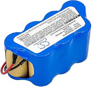CameronSino Replacement Battery for Euro PRO UV617,UV617R, UV640,UV647H, UV647HB Shark UV617,UV617R, UV640,UV647H,UV647HB Backup Battery 3000mAh / 25.20Wh /8.4V, Blue