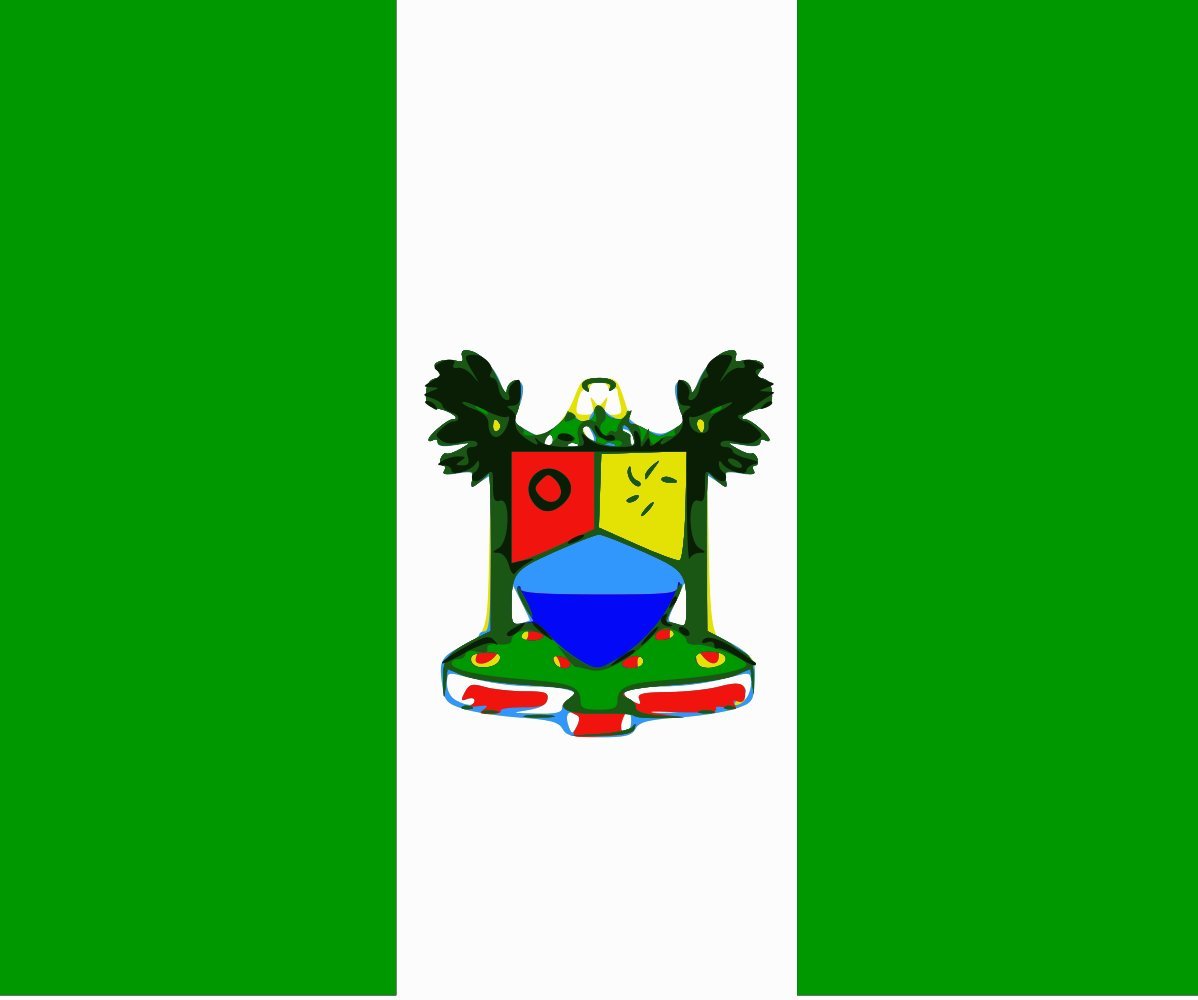 Drapeau Large Lagos pour pavoiser vos façades et événements extérieurs
