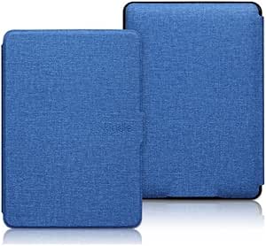 Hunnesor Case For Kindle Paperwhite 11th Generation 2021 Released 6 8 Inch Hand Strap Pu Leather Magnetic Cover 6 8 Protective Shell Auto Sleep Wake