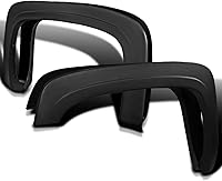 Vista 1 de Spec-D Tuning 4 guardabarros delanteros y traseros de estilo de fábrica, color negro, compatibles con Chevy Silverado 1500 2500HD 3500HD 2007-2013