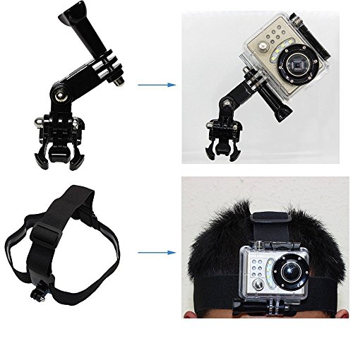 Image of Action Pro Accessories Kit Compatible with GoPro-13 /12 /11 /10 /9 /8 /7 /6 /5 /4 /3+ Session Accessory Bundle Set for Action Camera SJ4000 SJ5000 SJ6 Xiaomi Yi