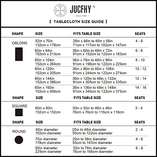 Jucfhy Square Spring Table Cloth Solid Plaid Jacquard Tablecloth Elegance Water Resistant Contemporary Woven Decorative Table Cover,Spillproof Soil Resistant Holiday Tablecloth,60 X 60 Inch,Turquoise #TOP5