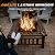 Devoko Outdoor Fire Pit, 32 Inch Firepit Table Metal Outdoor Fireplaces with Waterproof Cover for Outside Patio Camping (Bronze)