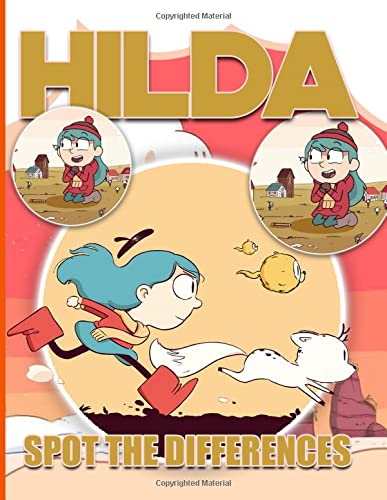 Hilda Spot The Difference: Hilda Enchanting Activity Spot-the-Differences Books For Adults, Teenagers