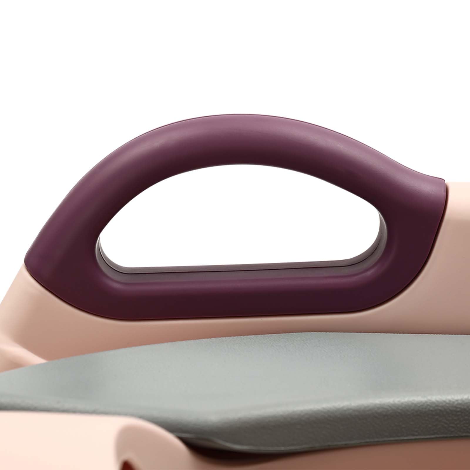 Riduttore WC 6 velocità altezza riduttore WC bambino con pedana regolabile sedile WC per bambini pieghevole rialzo WC bambino per età 2-7 anni (rosa)
