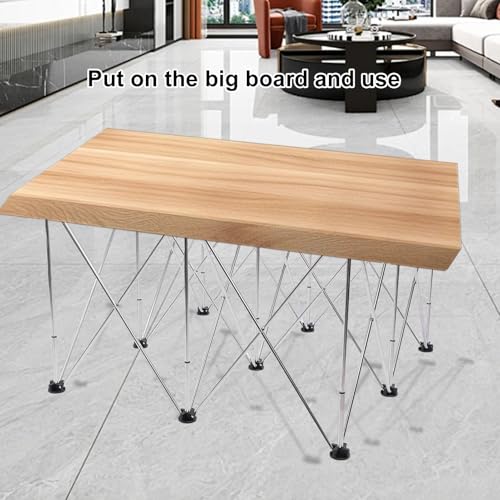 Support de table de travail en acier inoxydable premium SIXRUN télescopique rigide - 4