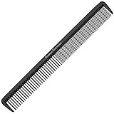 Hair Cutting Comb - Professional 8.75” Black Carbon Fiber Anti Static Chemical And Heat Resistant Hair Combs For All Hair Types For Men and Women - By Bardeau Essentials