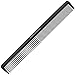 Styling Comb - Professional 8.75” Black Carbon Fiber Anti Static Chemical And Heat Resistant Hair Combs For All Hair Types For Men and Women - By Bardeau Essentials