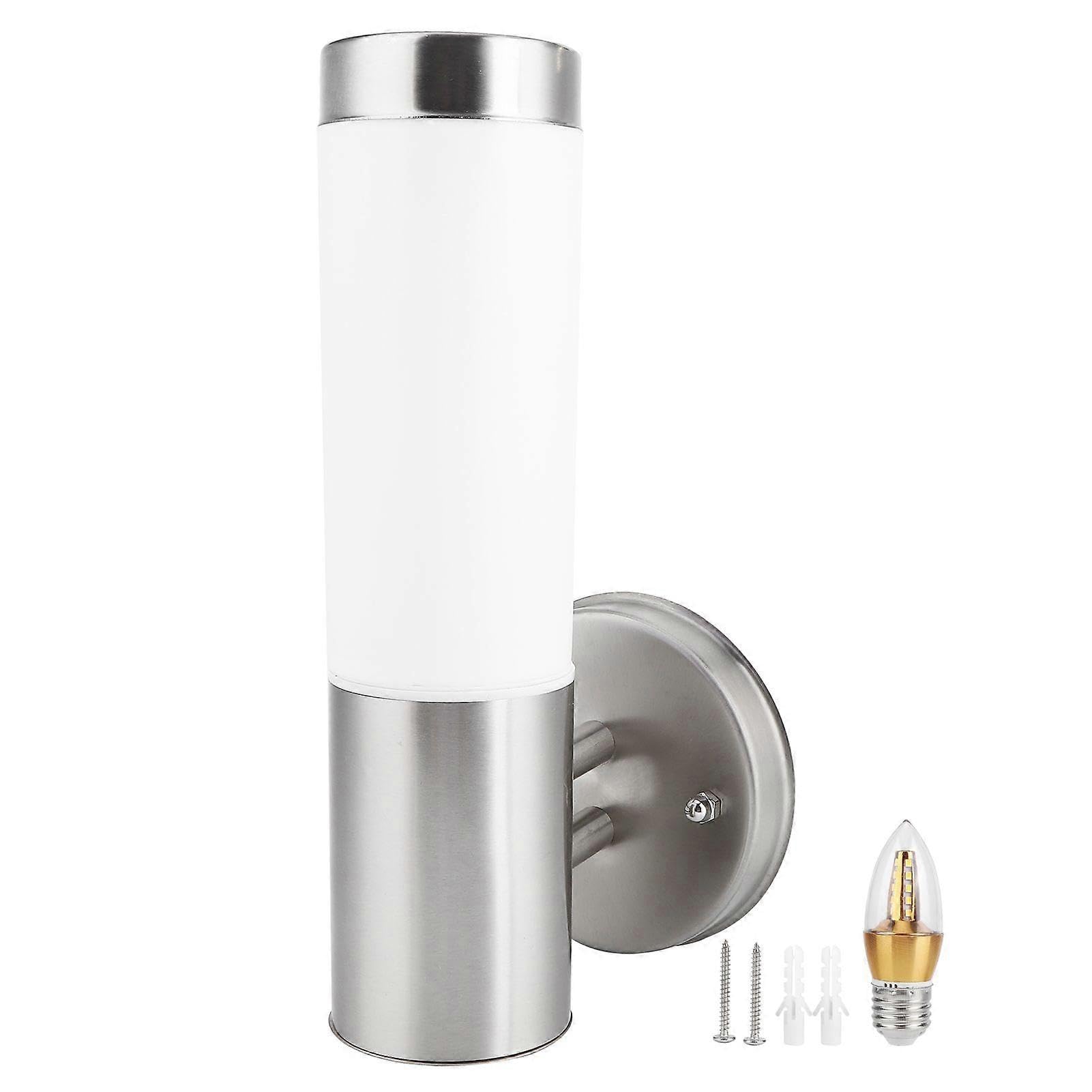 Joyhappst Image Color 110230V E27 Modern Wall Lamp 5W Waterproof Stainless Steel Light Warm White For Studio Corridor