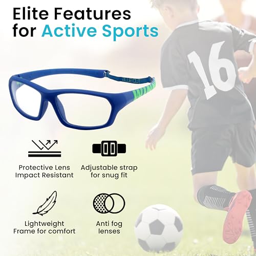 Image of BLUE CUT Sports Protection Goggles, Anti-Fog Lenses Safety Glasses for Basketball, Pickleball and All Outdoor Sports