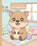 Quokka Notebook: Pastel, Cozy, and Wide-Ruled Journal – 110 Pages for School, Writing, Notes – Perfect Gift for Kids, Students and Quokka Lovers