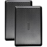 JOHO BAKING Large Baking Sheet Set (2 Pack) - Half Sheet Pan 17.7x12.2 Inch, 0.8mm Heavy Duty Carbon...