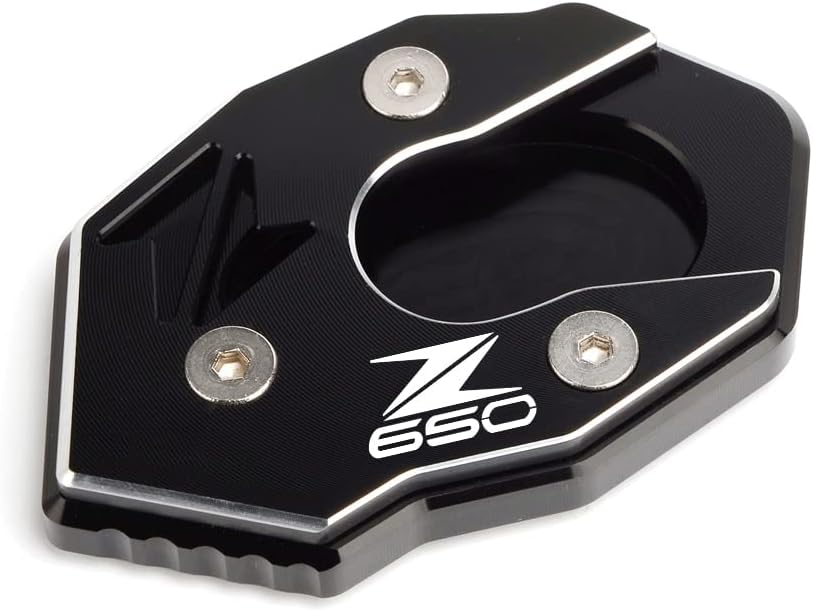Miniatura 4 de TEMKIN W Motorcycle CNC Aluminium Side Stand Enlarge Extension for Kawasaki Z900 Z650 Z1000 Z800 2010-2022 Z 900 Z 800 Z 650 Z1000r Z1000 Y (Size