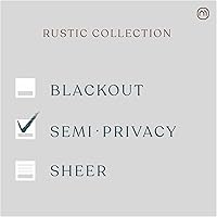 Vista 7 de MOOD Persianas de bambú personalizadas, rústicas, persianas romanas de bambú sin cordones para ventanas y puertas (tejido natural), roble rústico