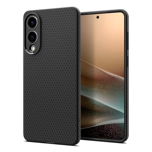 Spigen Liquid Air Designed for Galaxy S25 Edge Case (2025) [No Magnet Ring], [Military-Grade Protection] - Matte Black