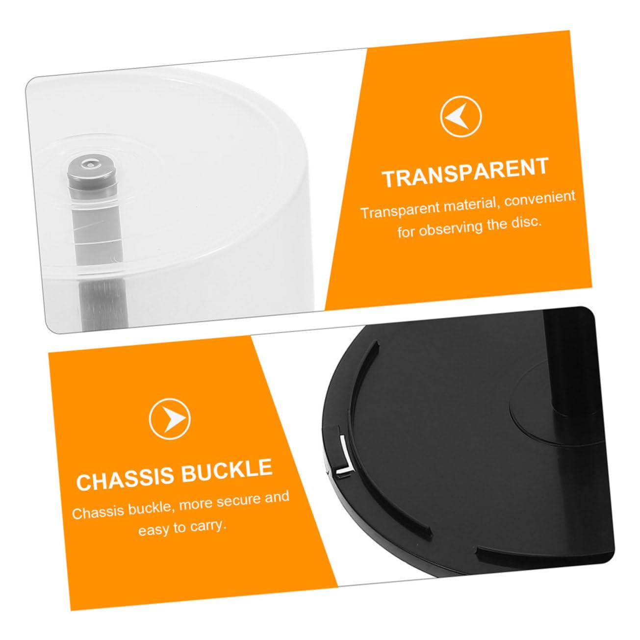 Lot De 3 Boîtes De Rangement Cd 100 Disques Par Bac Organisateur Cd Et Dvd Avec Broche Noire Seau Vide Empilable Pour Maison Et Bureau