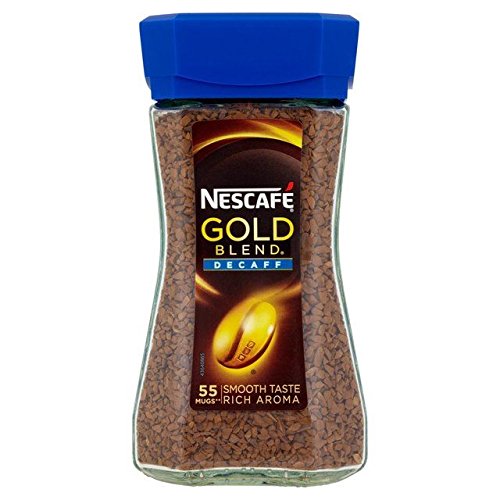 Preisvergleich Produktbild Nescafe Gold Mischung Gefriergetrockneten Decaffeinato 100 g Kaffee löslich (6 Stück)