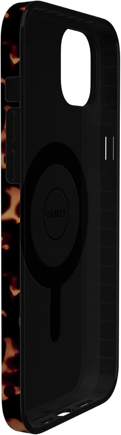 Casely iPhone 14 Plus Case | Shell Shocked | Tortoise Print | Compatible with MagSafe | Classic Ultra Slim Design