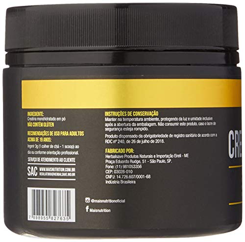 Mais Nutrition Creatina Monohidratada 210g