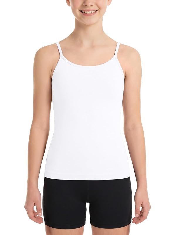 V FOR CITY Kids Girls White Tank Top with Built-in Bra Camisole 13-14 Years by V FOR CITY - Used condition - US$12.61