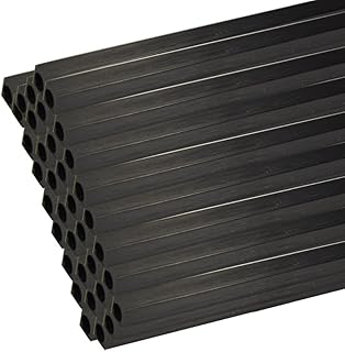 2PCS 10mmOD X8.5mmID x500mm Carbon Fiber Square/Round Tube for Multi Rator Use