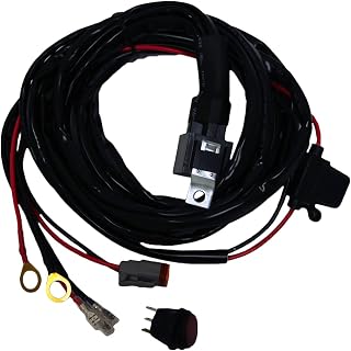 Rigid Industries - 11 Foot Wiring Harness, Fits 10 inch to 50 inch SR Series Pro, Fits 10 inch to 30 inch E Series Pro Light Bars, Off Roading Accessories, Easy to Install (40193)