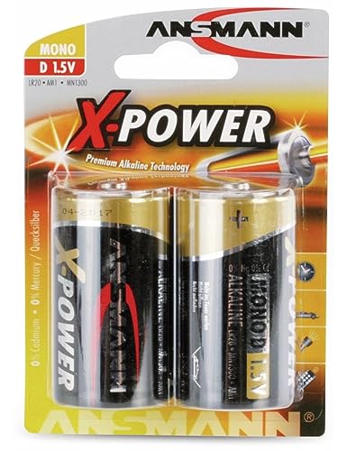 Ansmann X-Power Alkaline Mono D Batterie LR20 im 2er Pack